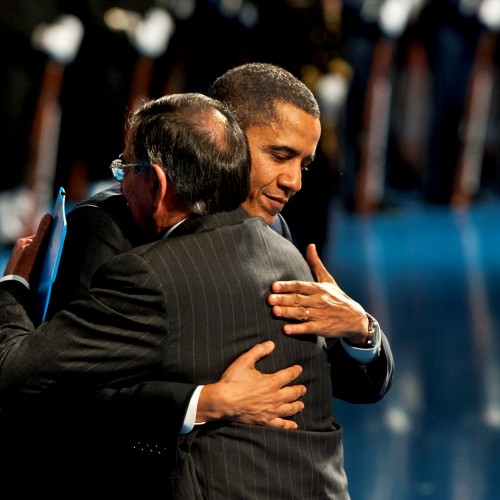 Presidential Hug 2